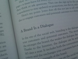 brand is a dialogue